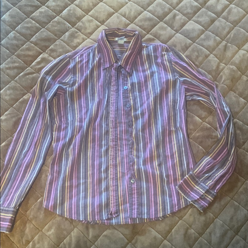 Old Navy colorful striped Button-Up Shirt - XS